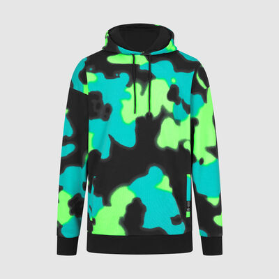 Spray Camo relaxed-fit hoodie