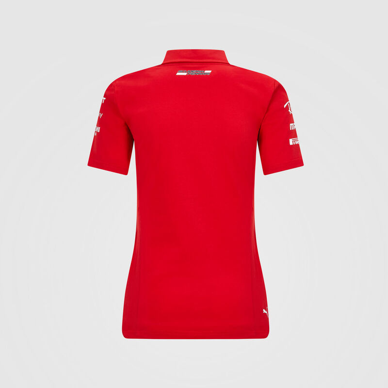 SF RP WOMENS TEAM POLO - red