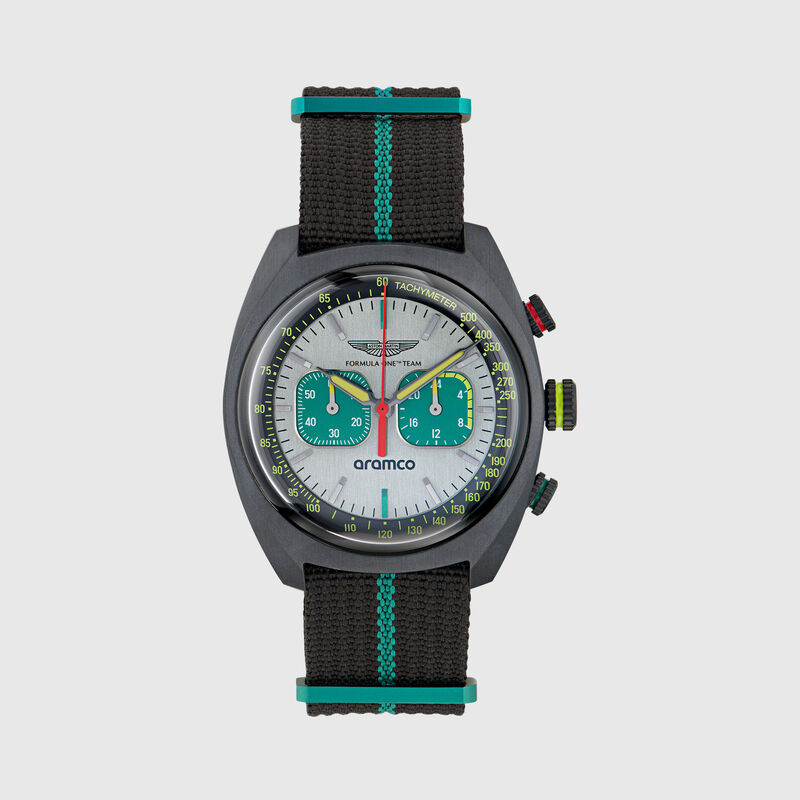 DWF Nato Strap Watch collectible - Aston Martin F1 Team - Black ONE SIZE for males - 194366466577 - Fuel For Fans F1 Merchandise store