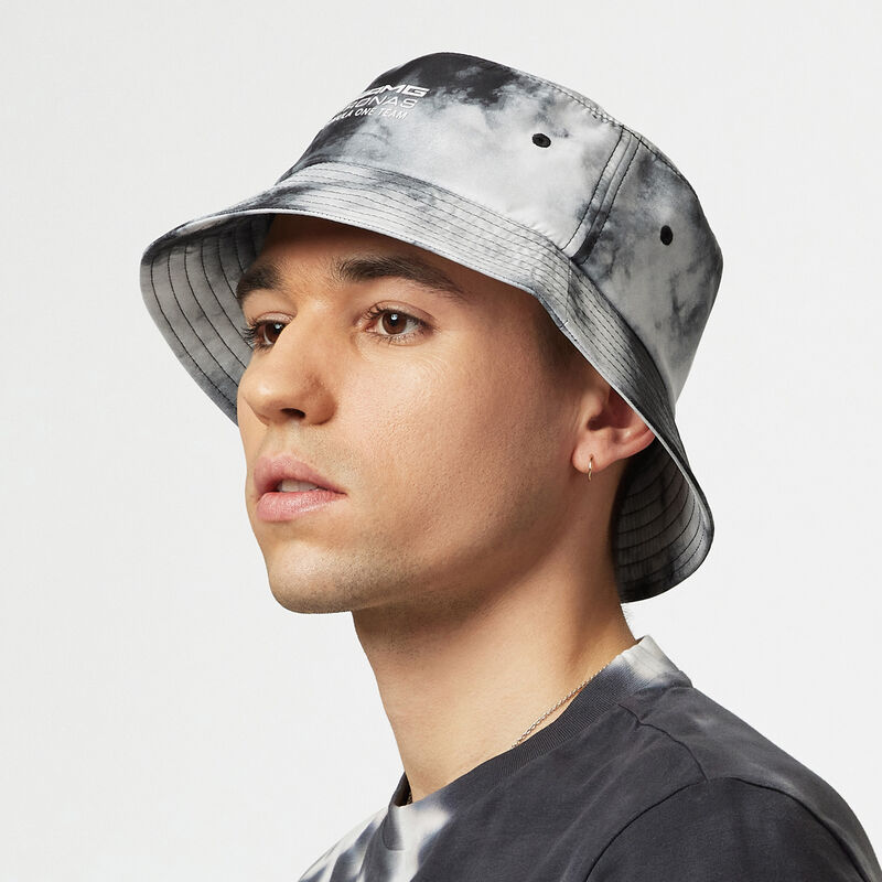 MAPF1 FW TIE DYE BUCKET HAT - grey
