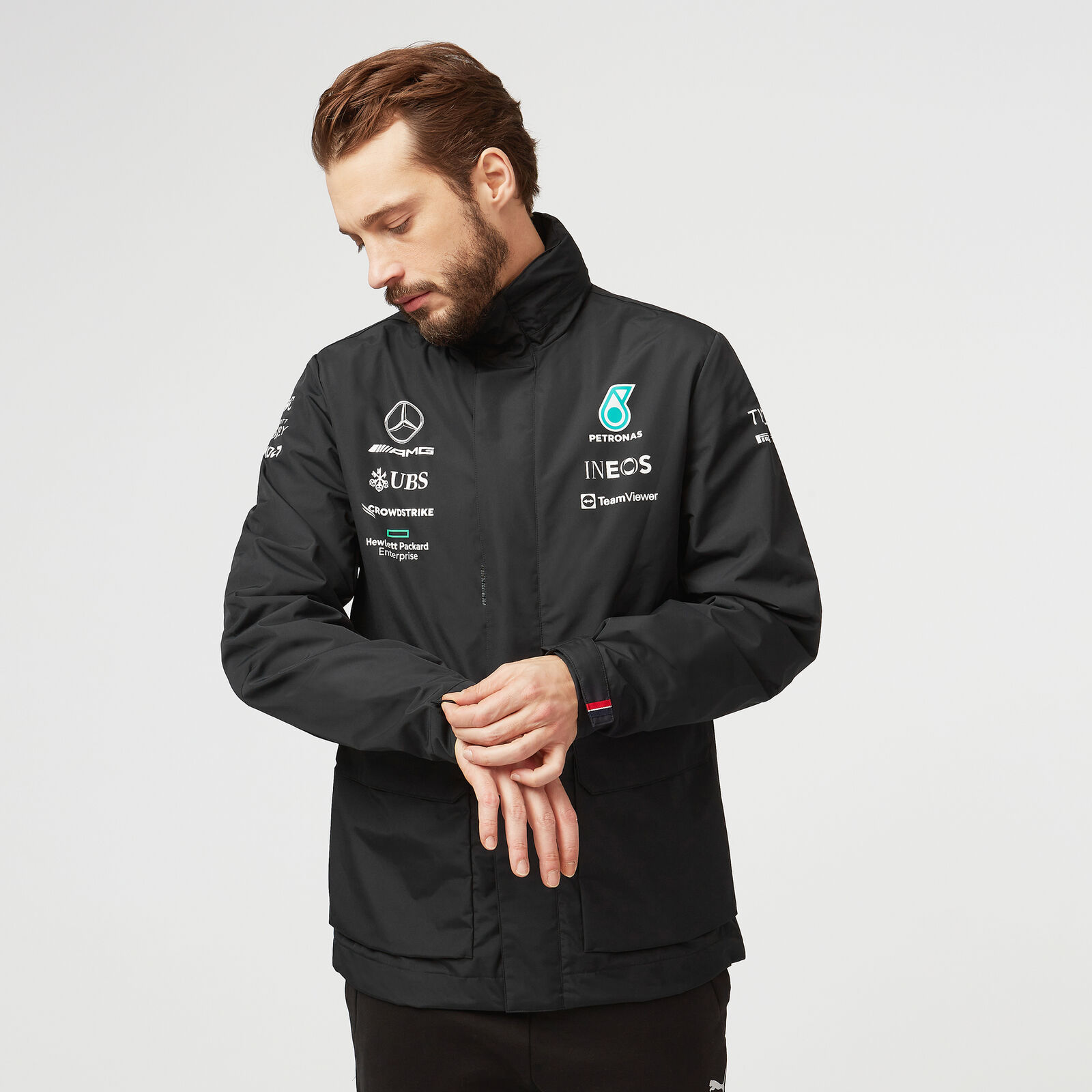 2022 Team Rain Jacket MercedesAMG Petronas Fuel For Fans