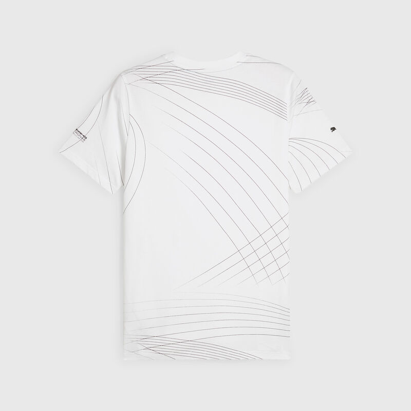 MAPF1 LS MENS AOP LOGO TEE - white