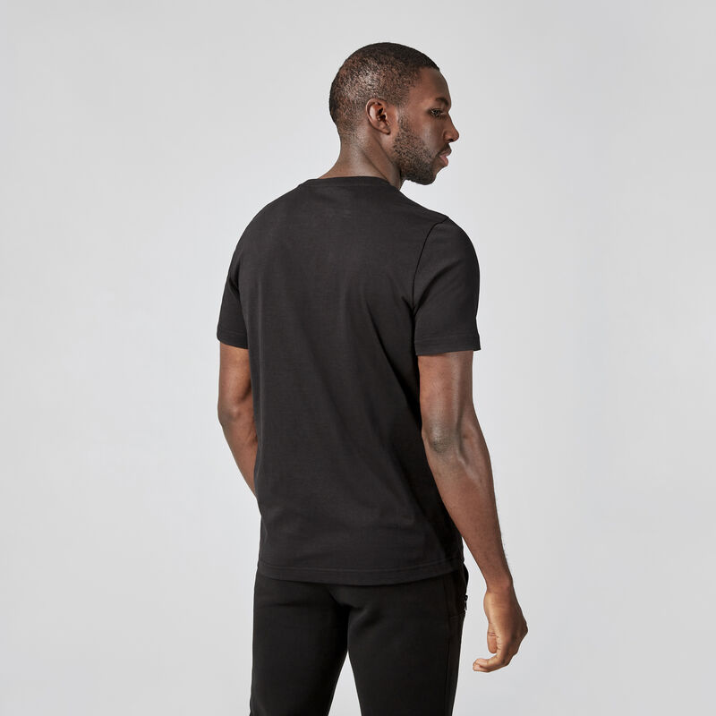 SF PU FW MENS SMALL SHIELD TEE - black