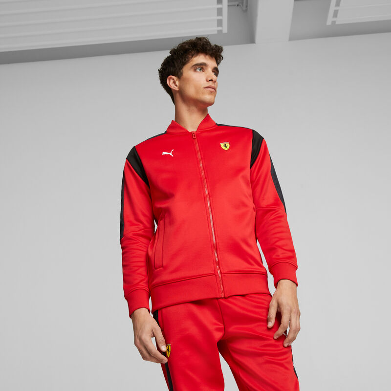SF LS RACE MT7 TRACK JACKET - red