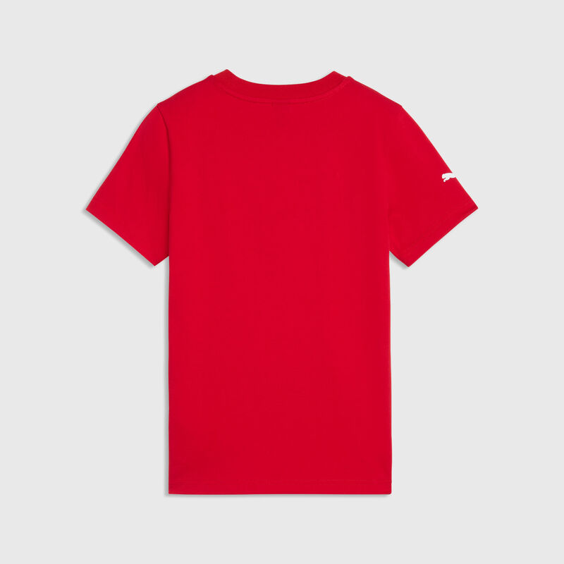 SF FW KIDS Shield Tee - Rosso Corsa
