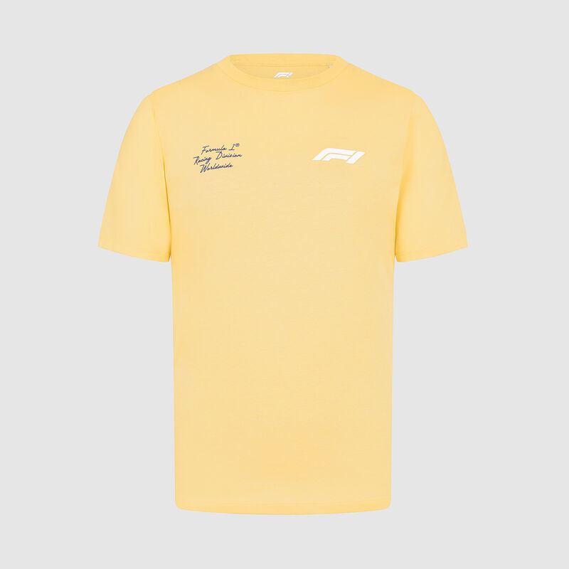 RDW T-shirt 2024 - F1 Collection - Yellow XS for males - 8719203391410 - Fuel For Fans F1 Merchandise store
