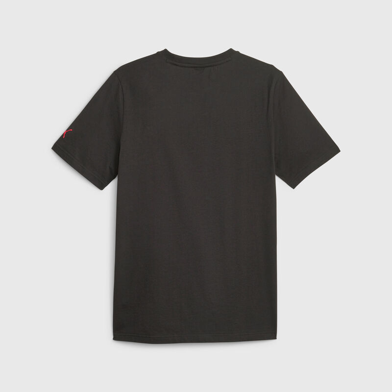SF LS RACE TONAL BIG SHIELD TEE - black
