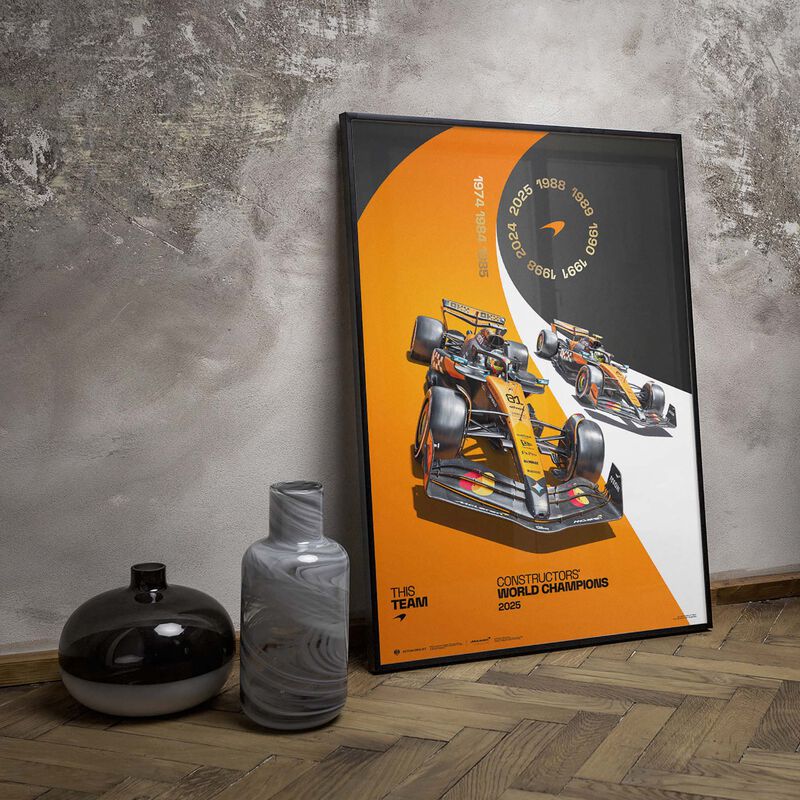 MCL 25 CONSTRUCTORS POSTER - Orange