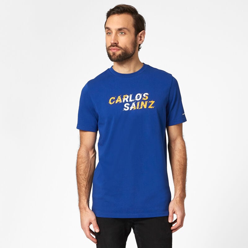 MCLAREN FW MENS SAINZ GRAPHIC TEE - blue