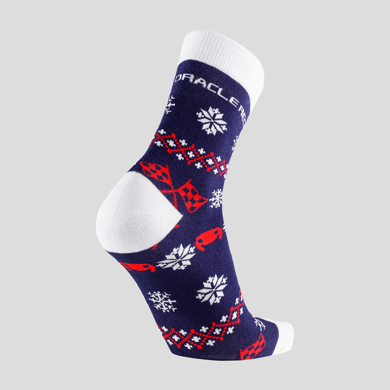RBR UNISEX FAIRISLE SOCKS - navy