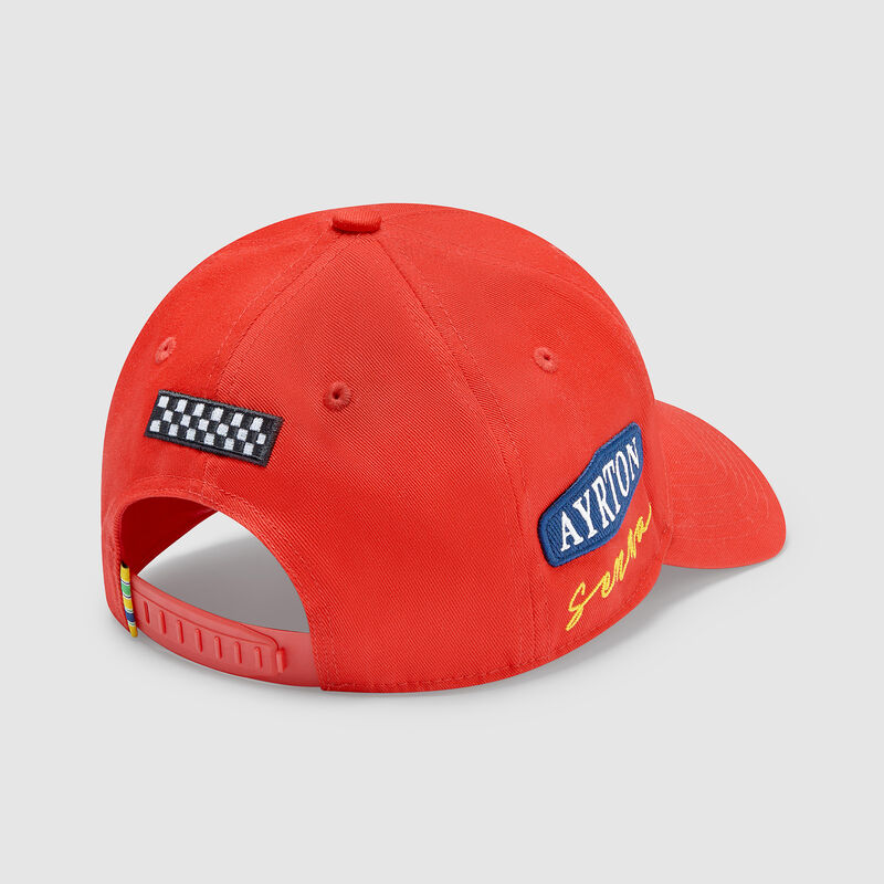 AS FW LEGACY SENNA PATCHWORK CAP - red