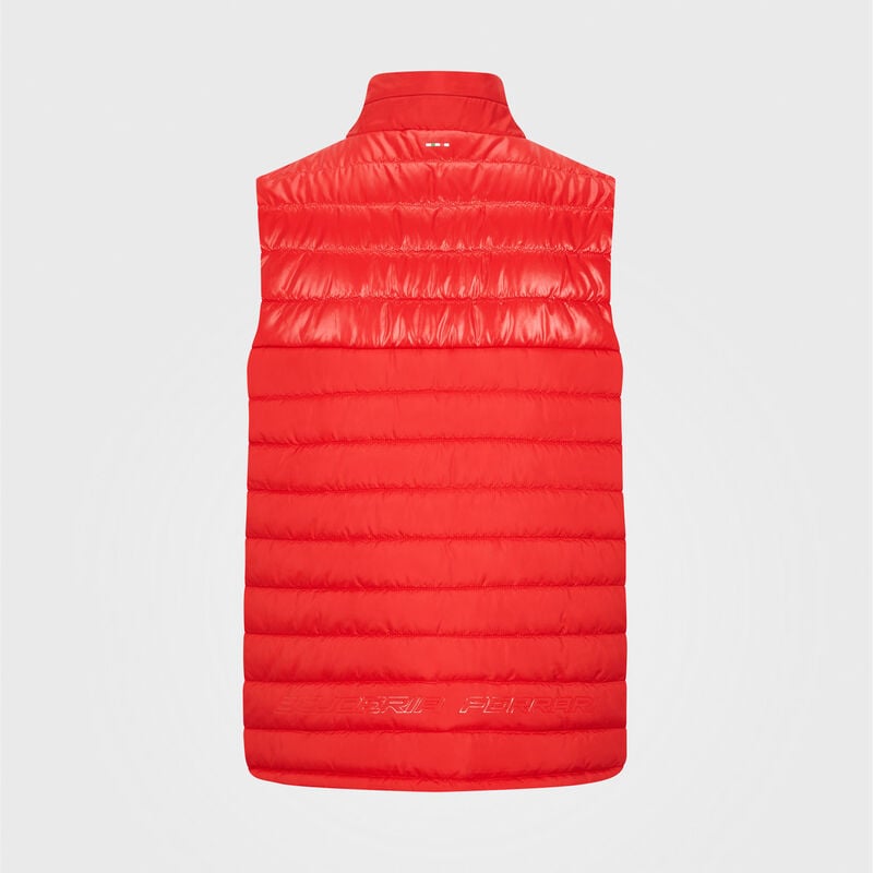 SF FW MENS PADDED GILET - red