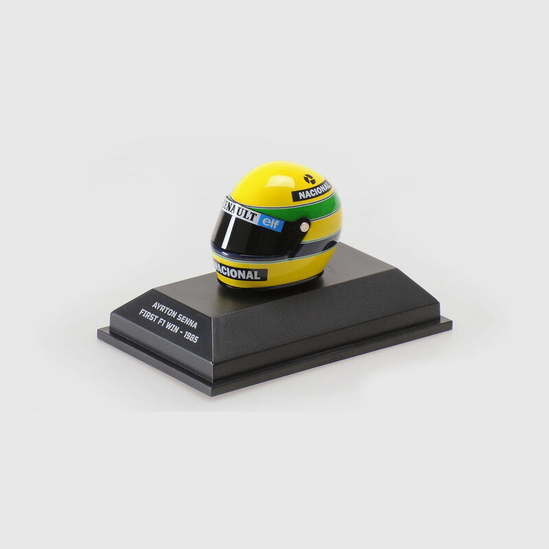 SENNA 85 FIRST WIN HELMET 1:8 - yellow