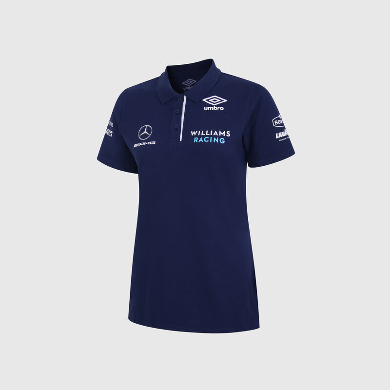 WILLIAMS RP WOMENS MEDIA POLO - navy