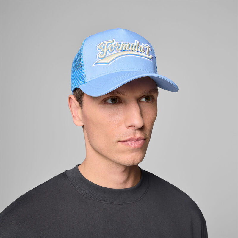 F1 FW LEGACY TRUCKER CAP - blue