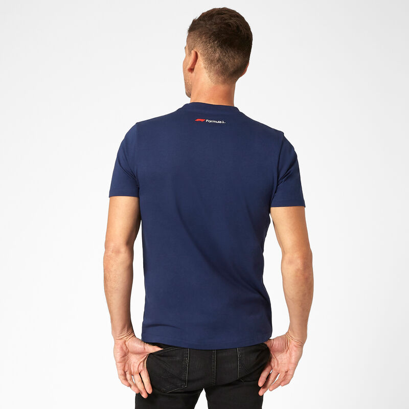 F1 FW MENS LARGE LOGO TEE - navy