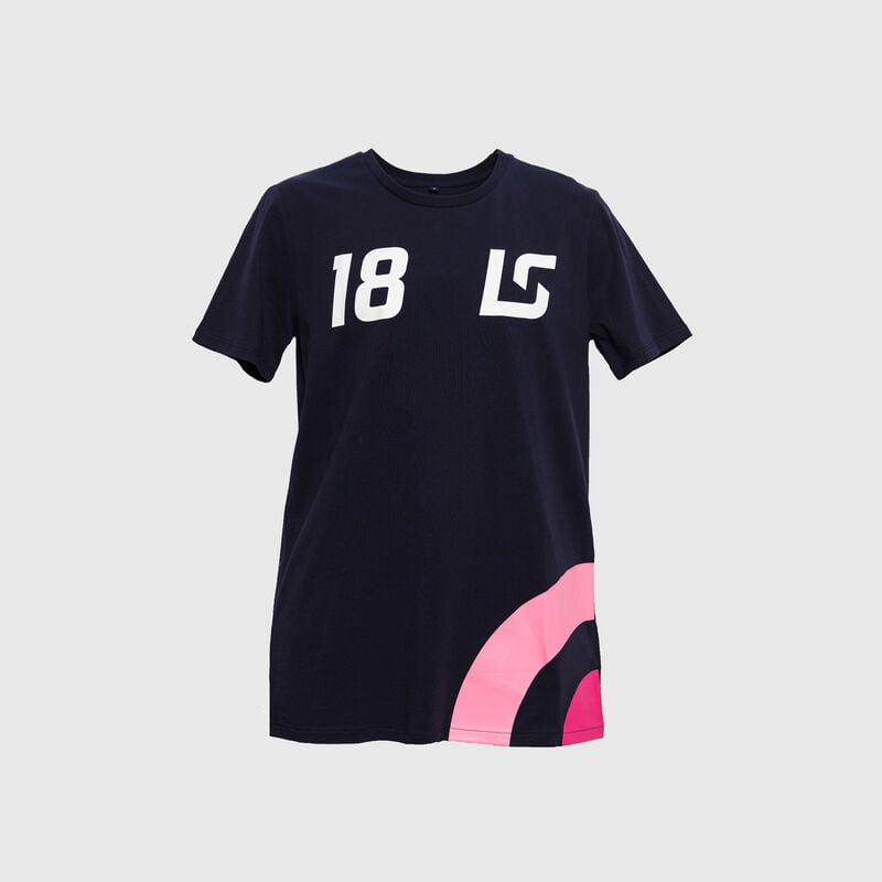 RACING POINT  DRIVER T-SHIRT - LANCE STROLL - navy