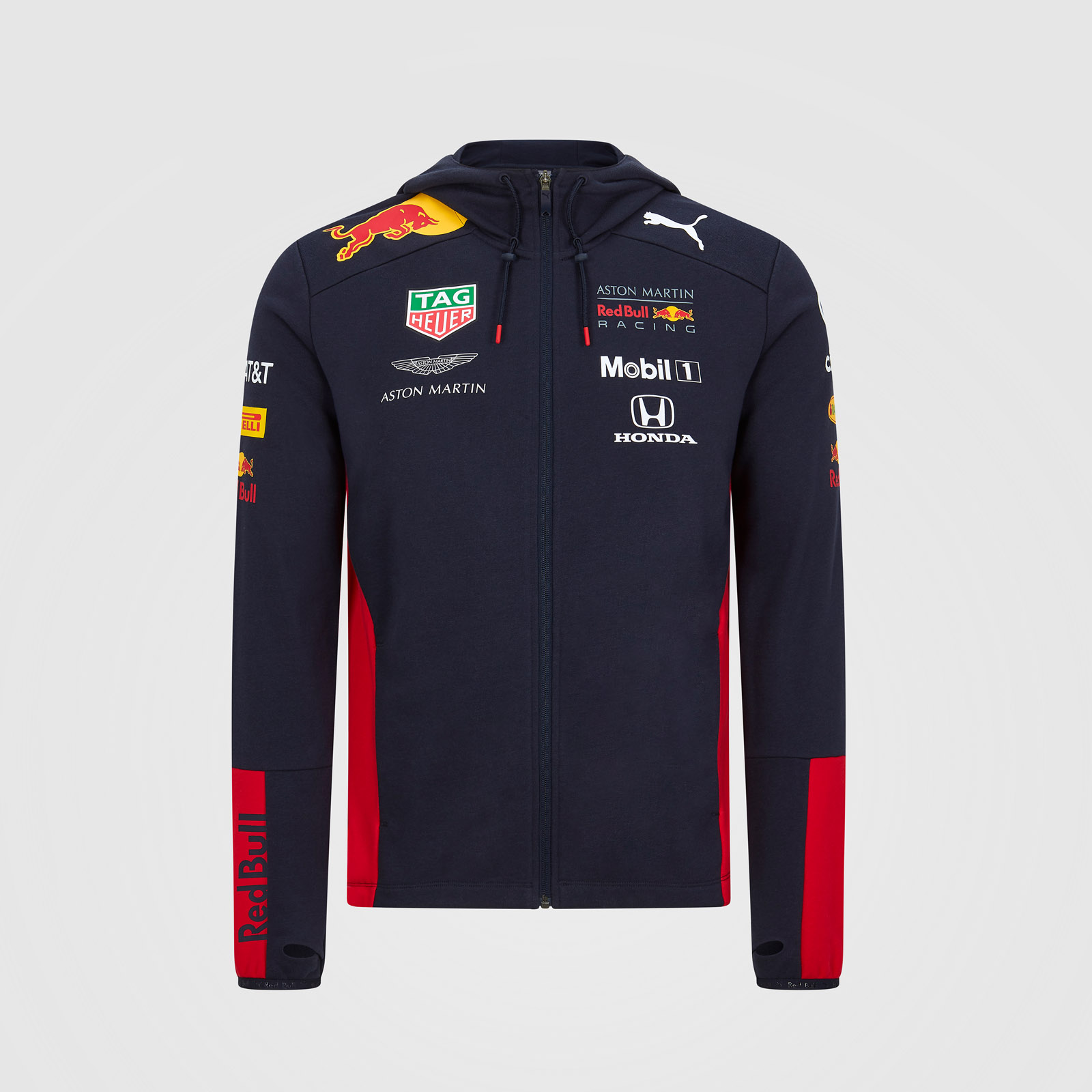 Puma Aston Martin Red Bull Racing Hoodie Full Zip F1 Jacket Man