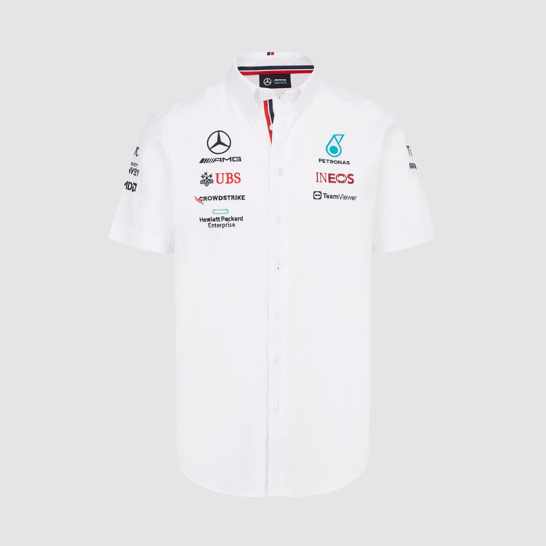 LIFESTYLE F1 Mercedes MAPM - Polo Homme white - Private Sport Shop